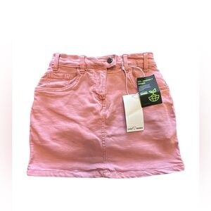 Love Trends Light Salmon Pink Cotton Blend Denim Skort Size Juniors 3 NWT